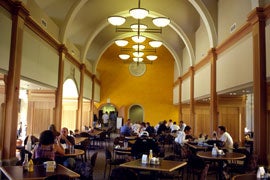 dining room in nelson hall