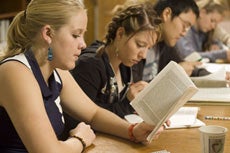 students in class