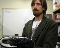 Ian Welch and his Shoe