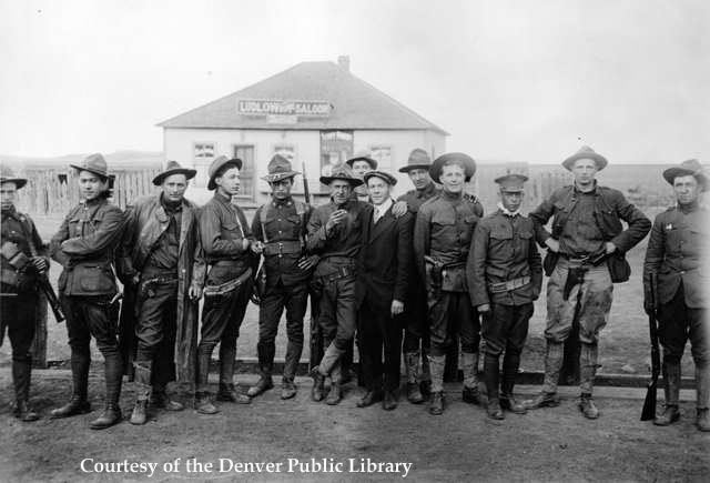 Guard at Saloon