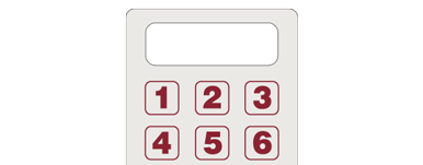 image of gray calculator