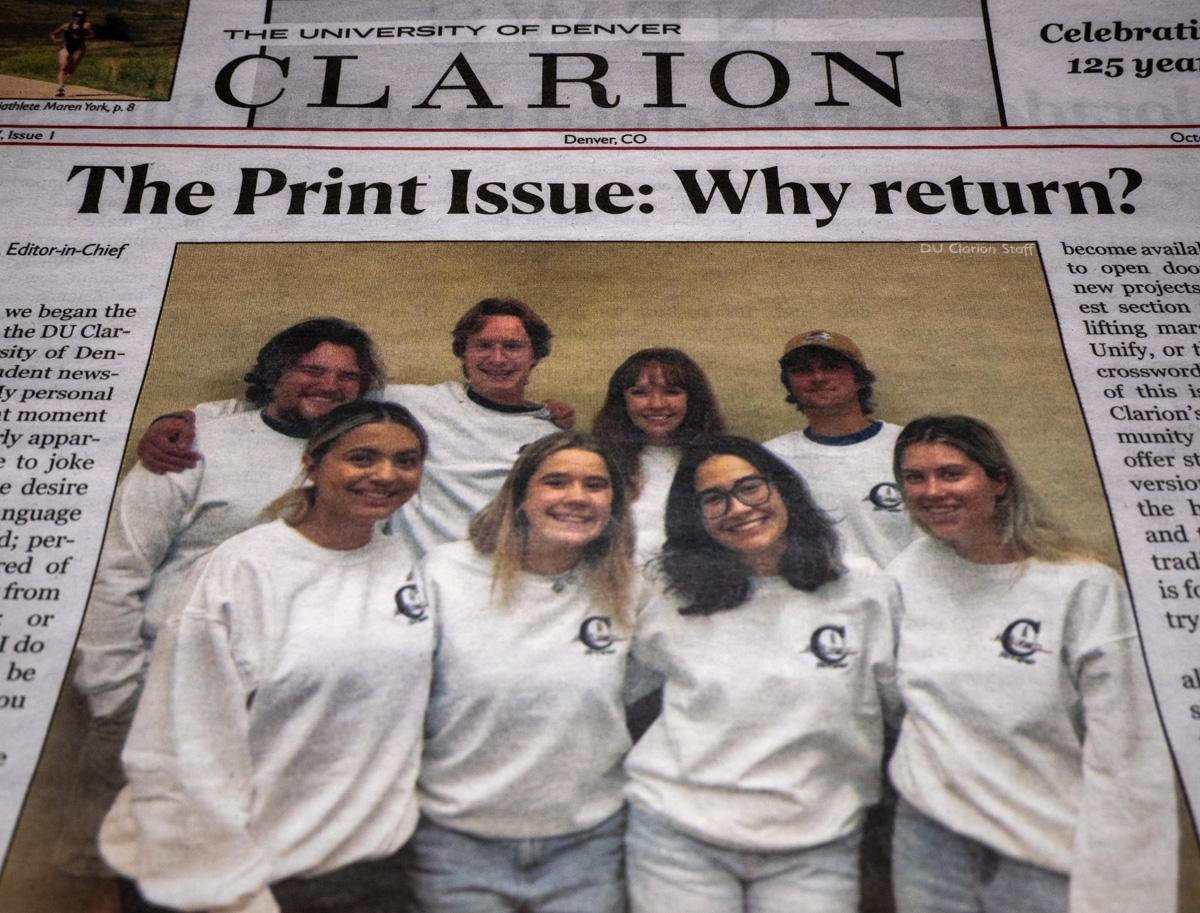 The DU Clarion returned to print after a years-long hiatus