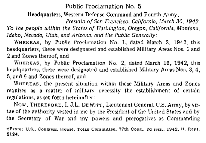 Public Proclamation No. 5 page 1