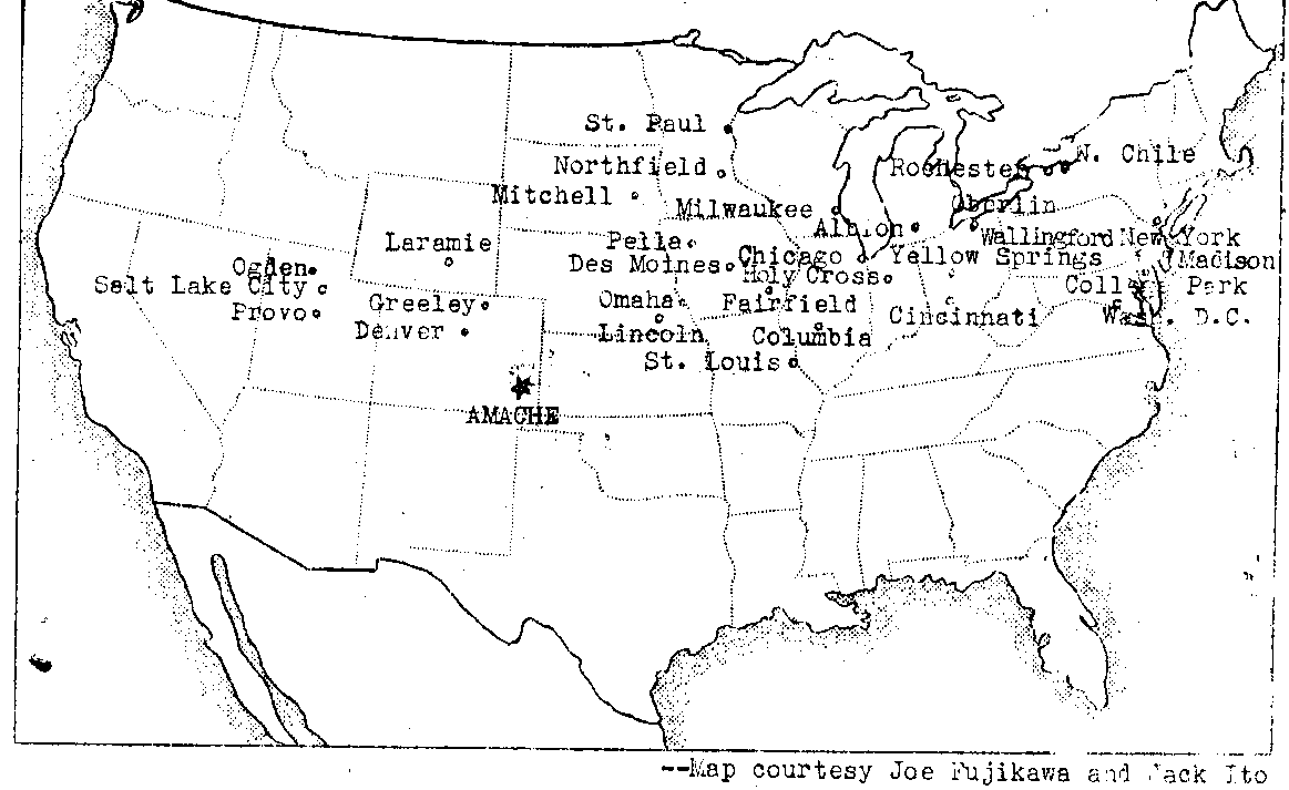 Amache Evacuees at College