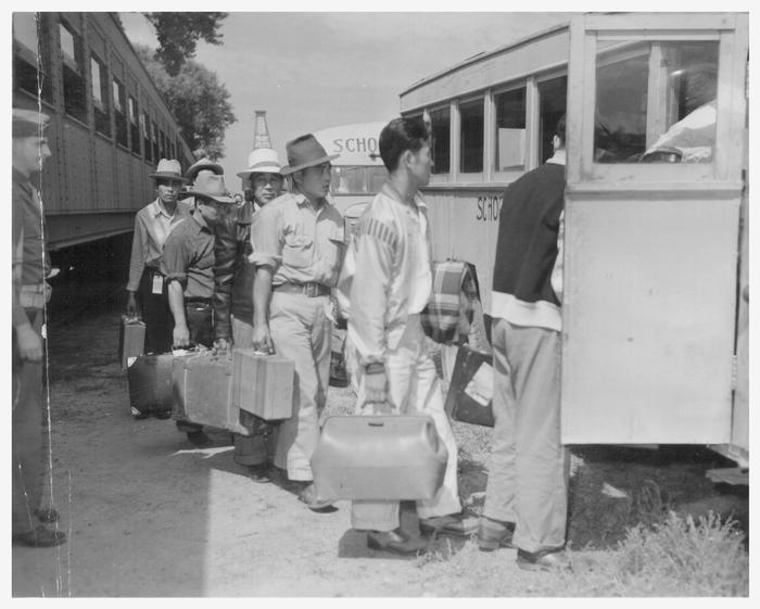 Arrival of Evacuees