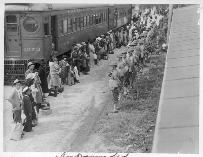 Arriving at Santa Anita