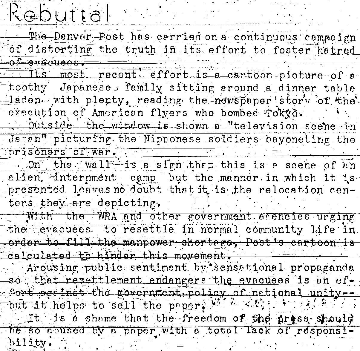 Execution of American flyers