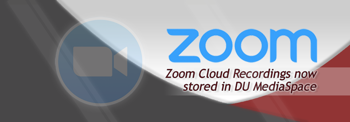 Zoom recording now stored in MediaSpace
