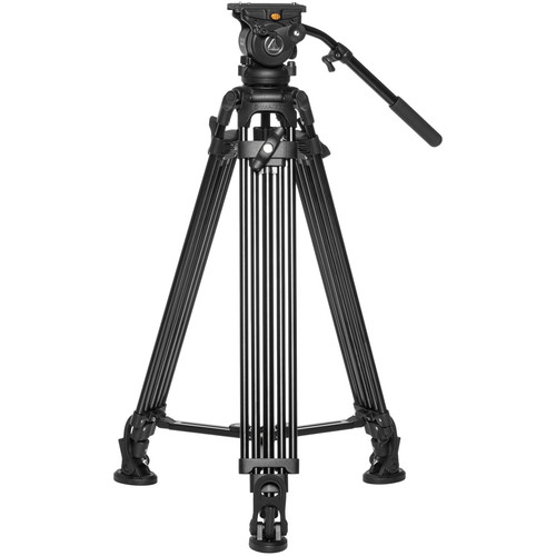 Tripod Kit: E-Image EG05A2 Two-Stage Aluminum Tripod with GH05 Head (75mm)
