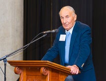 donald sturm at podium