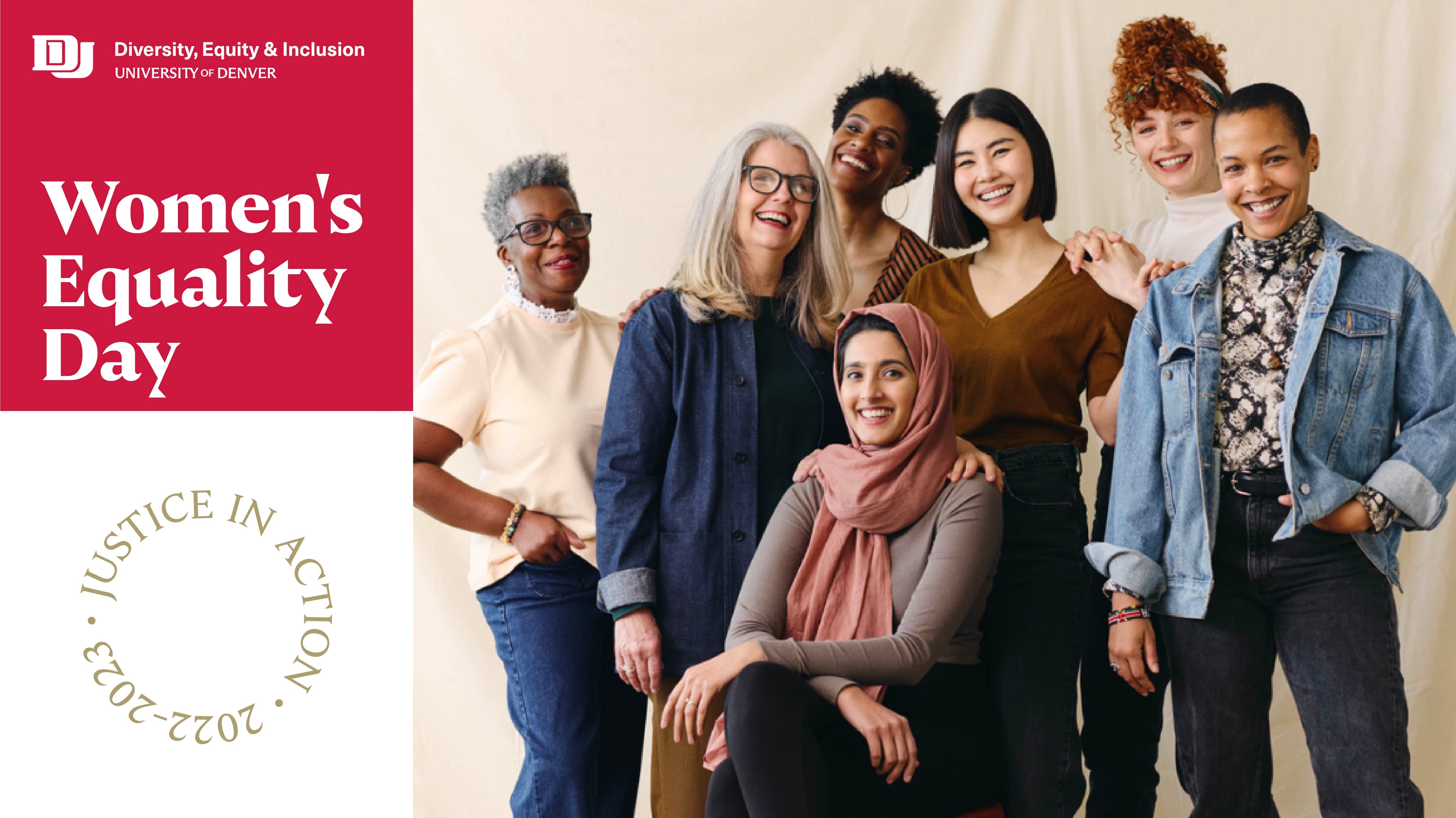 Women's Equality Day: group of women smiling