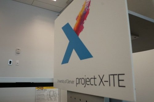 project X-ITE sign