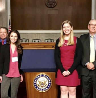 Chemistry PhD student Molly Haugen on her trip to Washington, D.C. 