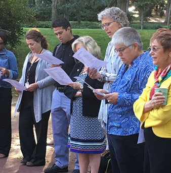 International Day of Peace attendees at the University of Denver.