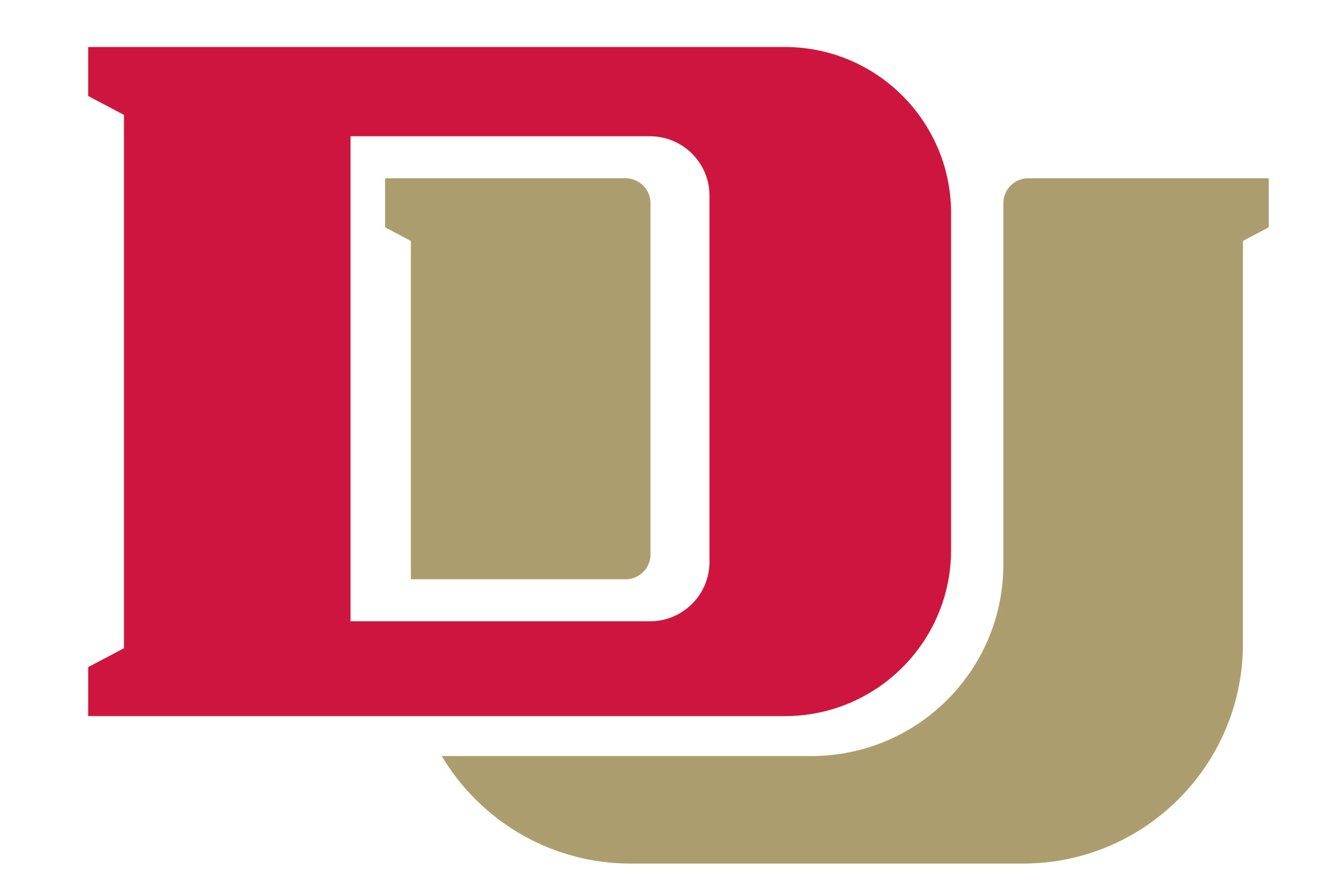 Interlocking D and U for University of Denver logo