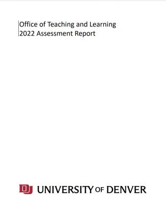 report cover