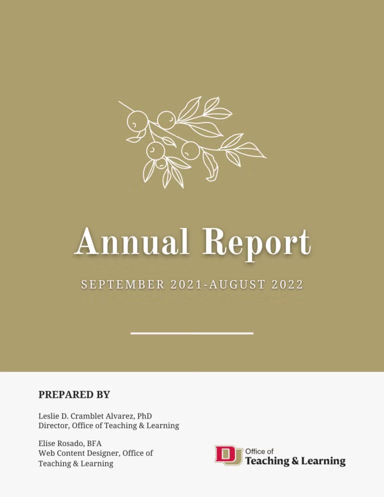 report cover