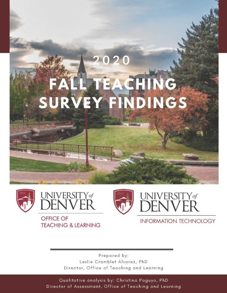 report cover