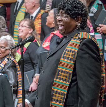 Spirituals Project musicians perform at the Lamont School of Music.