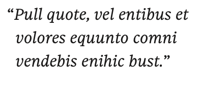 pull-quote example