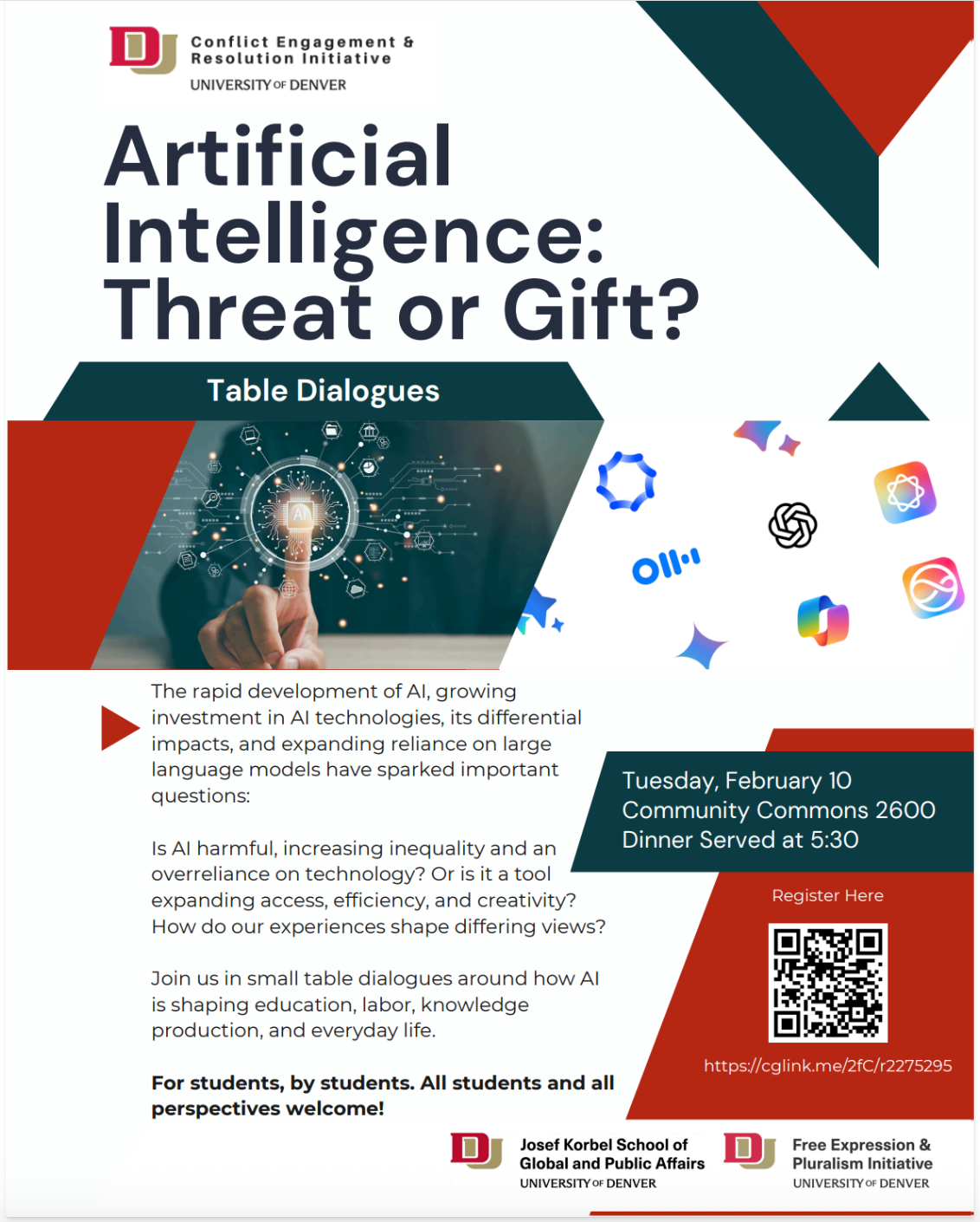 Event Flyer: AI Dialogue Event Flyer: AI Dialogue