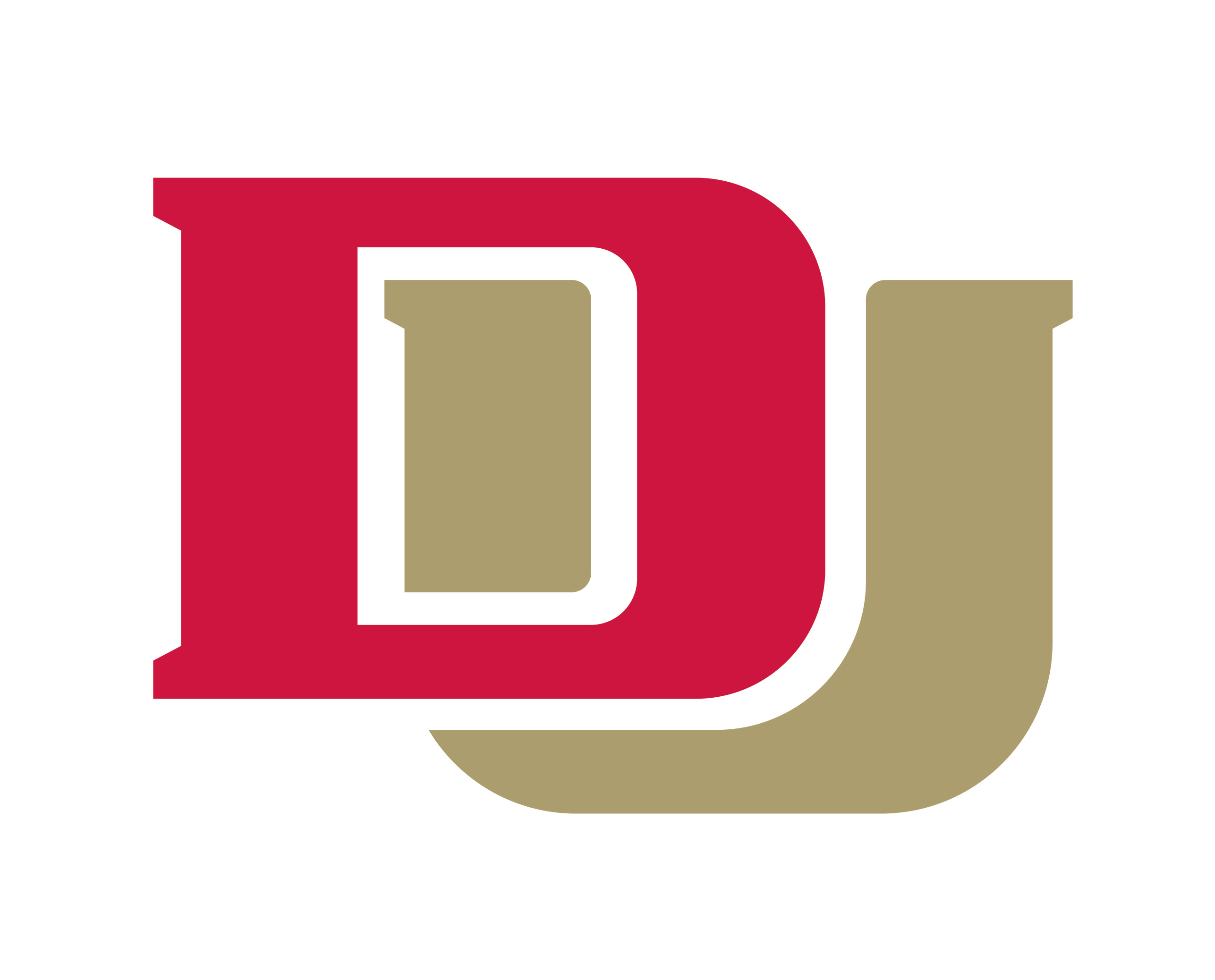 University of Denver interlocking D and U logo