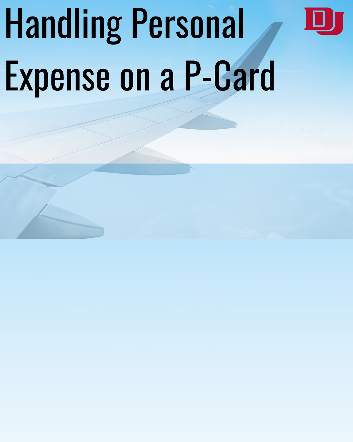Handling a Personal Charge on a P-Card