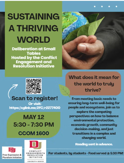 Sustaining a Thriving World