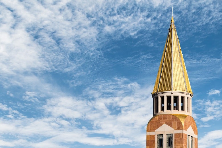 carillon tower on a sunny day