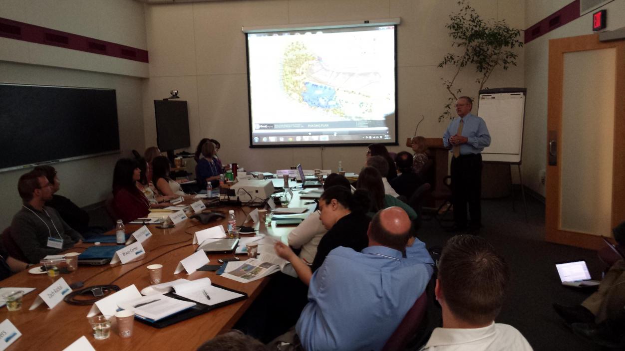 CCLI workshop participants viewing presentation