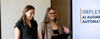 two daniels students present about AI