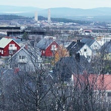 Photo of town of Kiruna
