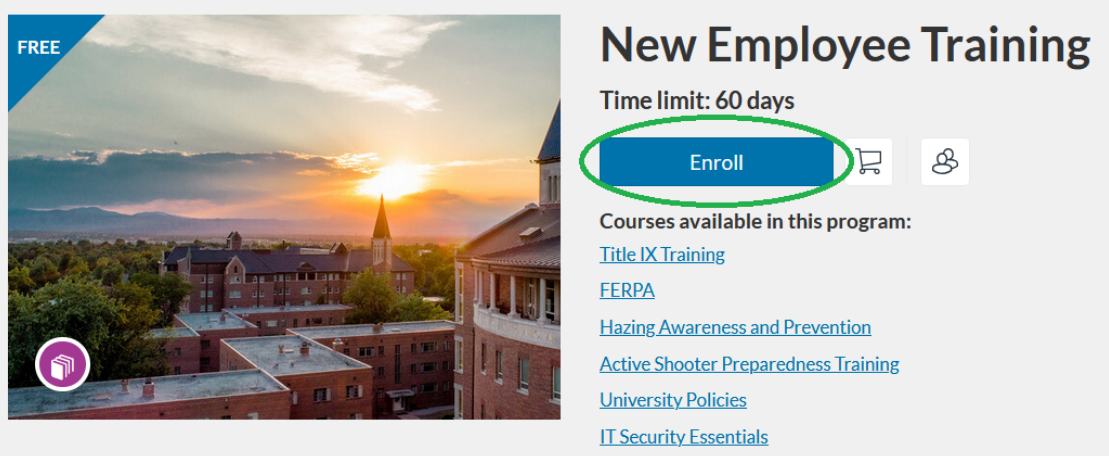 enroll in a DU Learn course