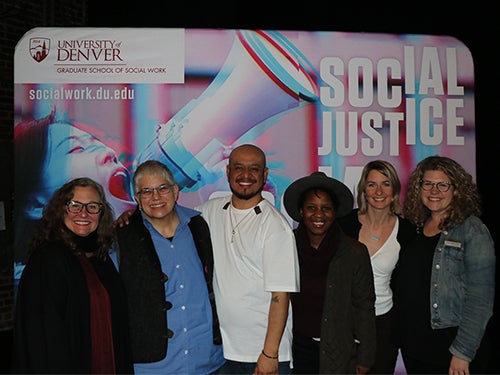 Alex Alpharaoh and GSSW staff