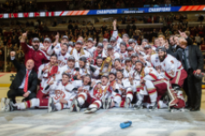 Celebrating the championship