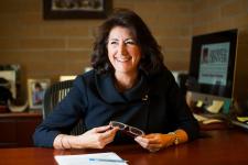 Karen Riley, dean of the Morgridge College of Education