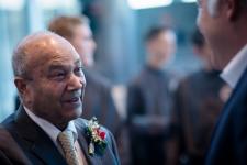 Ved Nanda at his celebration