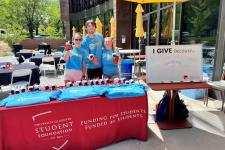 1 Day 4 DU ice cream social table