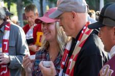Two DU Alumni at Homecoming 