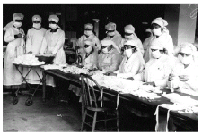 Assembling influenza masks