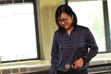 Jennifer Oh at a storytelling event