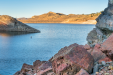 Horsetooth Reservoir in Larimer County, Colorado