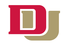 D and U interlocking letter logo
