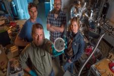 Barry Zink with students