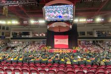 Scenes from undergraduate commencement