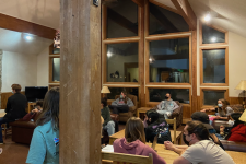 DU students at a retreat