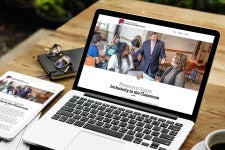 computer screen with inclusivity in the classroom article on screen