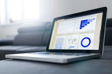laptop w analytical data