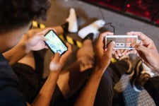 people playing games