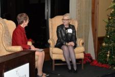 Rebecca Chopp and Carol Tome